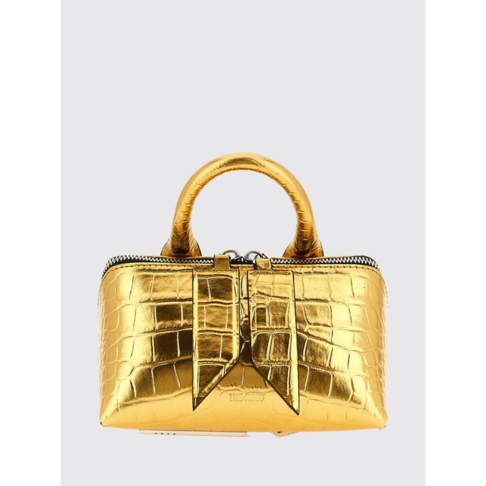 The Attico Women The Attico Friday Croc-Effect Laminated Leather Mini Handbag